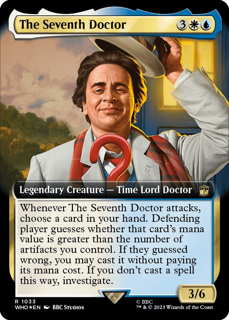 The Seventh Doctor (Extended Art) (Surge Foil) [Doctor Who] | Mindsight Gaming