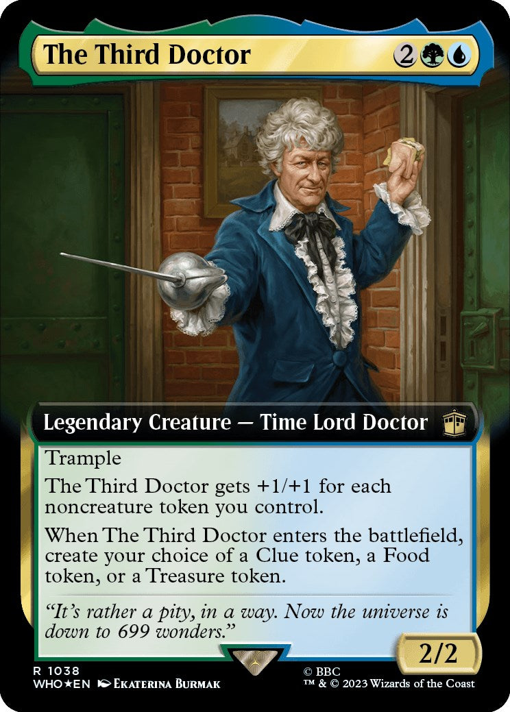 The Third Doctor (Extended Art) (Surge Foil) [Doctor Who] | Mindsight Gaming