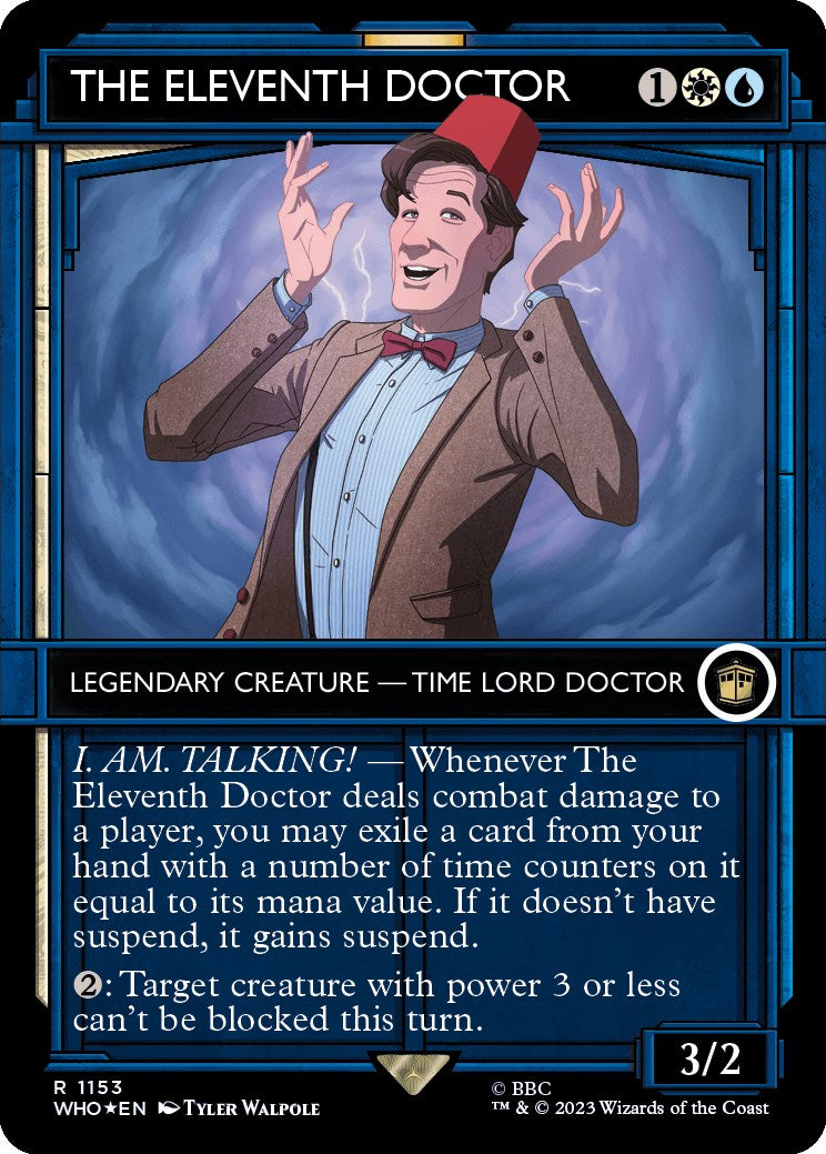 The Eleventh Doctor (Showcase) (Surge Foil) [Doctor Who] | Mindsight Gaming