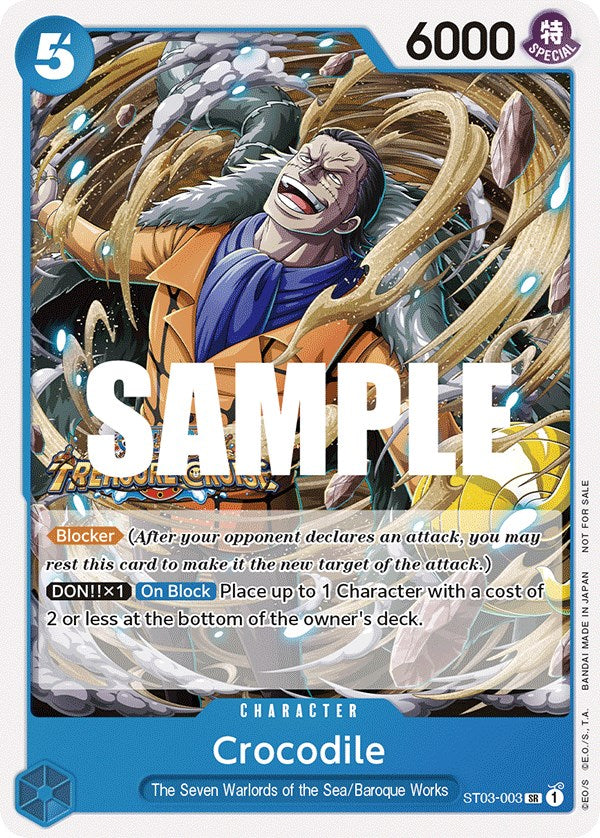 Crocodile (Tournament Pack Vol. 5) [One Piece Promotion Cards] | Mindsight Gaming