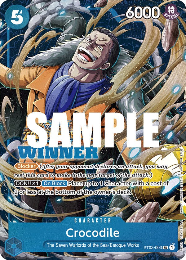 Crocodile (Winner Pack Vol. 5) [One Piece Promotion Cards] | Mindsight Gaming