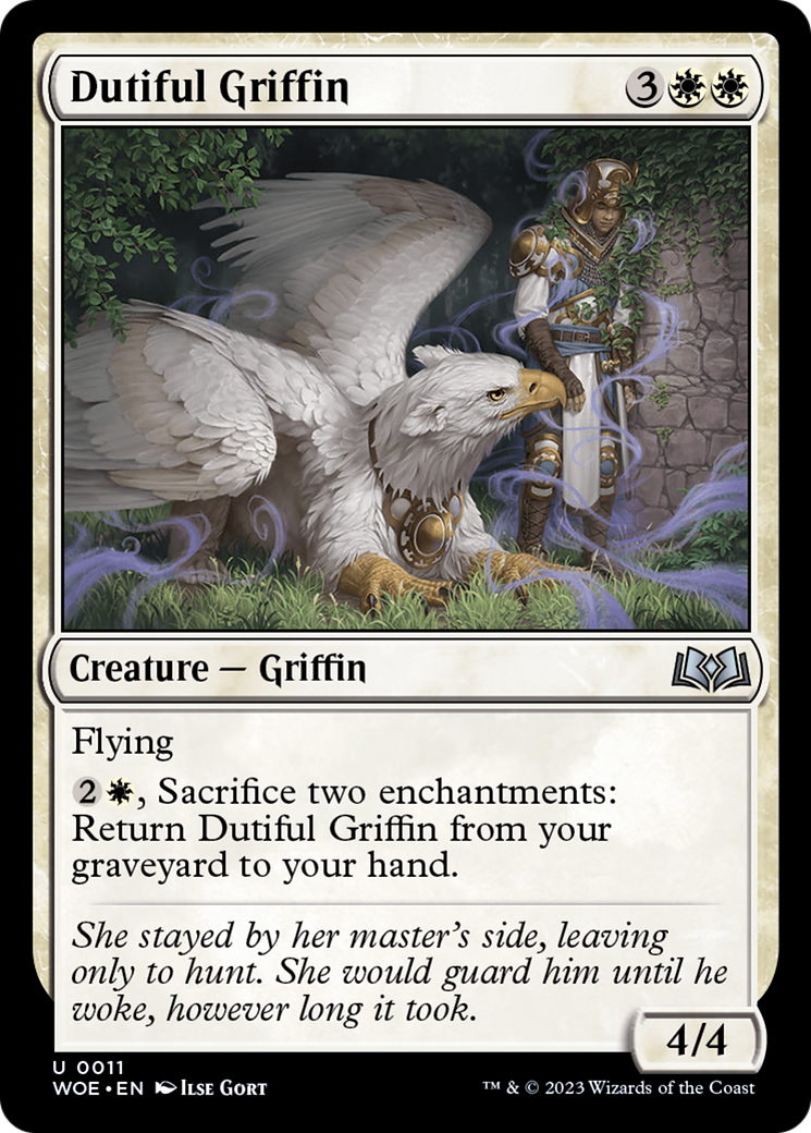 Dutiful Griffin [Wilds of Eldraine] | Mindsight Gaming