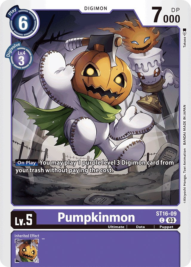 Pumpkinmon [ST16-09] [Starter Deck: Wolf of Friendship] | Mindsight Gaming