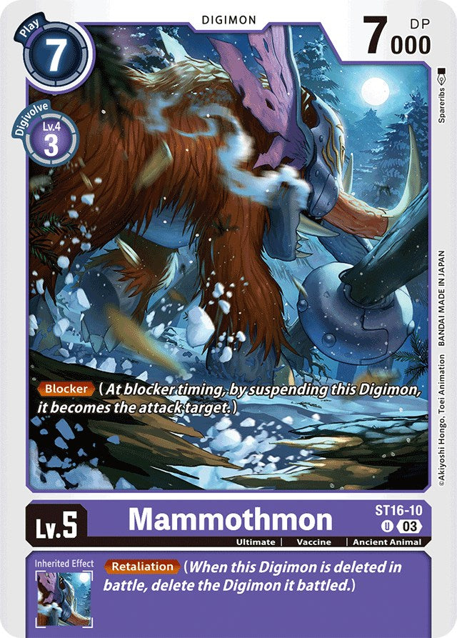 Mammothmon [ST16-10] [Starter Deck: Wolf of Friendship] | Mindsight Gaming