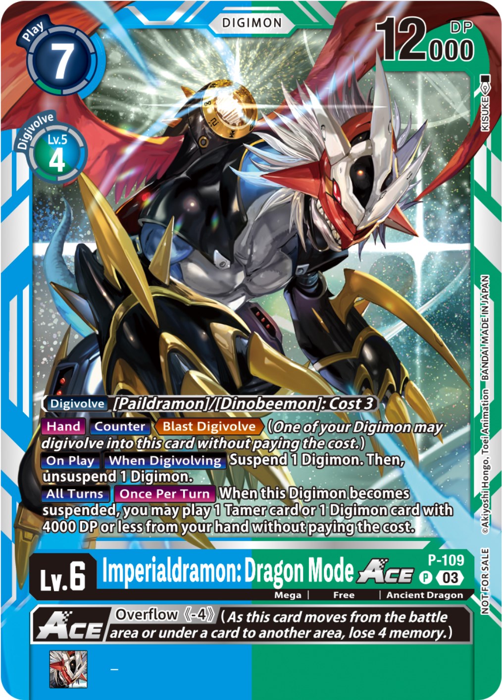 Imperialdramon: Dragon Mode Ace [P-109 ] (NYCC 2023 Demo Deck) [Promotional Cards] | Mindsight Gaming