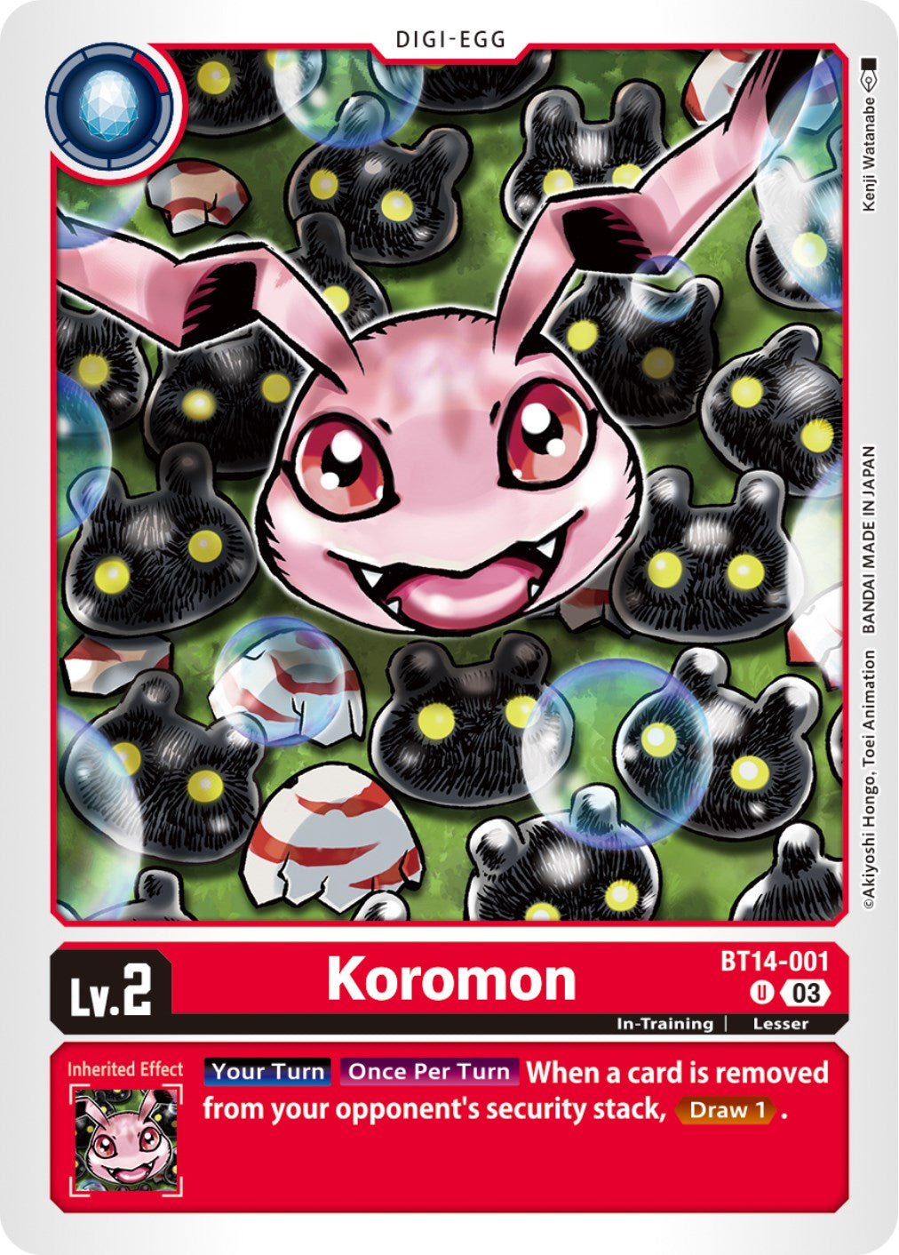 Koromon [BT14-001] [Blast Ace] | Mindsight Gaming