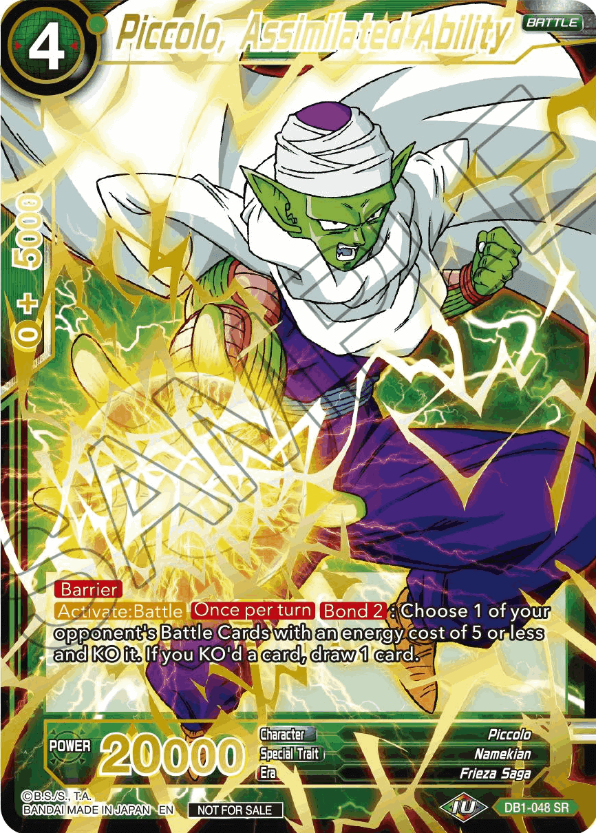 Piccolo, Assimilated Ability (Alt. Art Card Set 2023 Vol. 1) (DB1-048) [Tournament Promotion Cards] | Mindsight Gaming