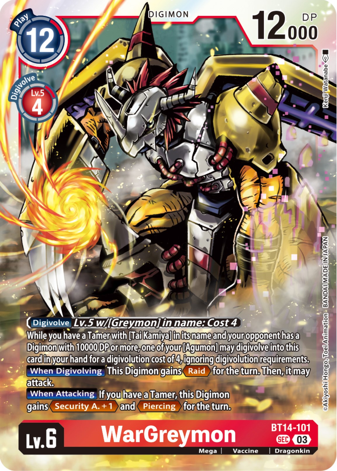 WarGreymon [BT14-101] [Blast Ace] | Mindsight Gaming