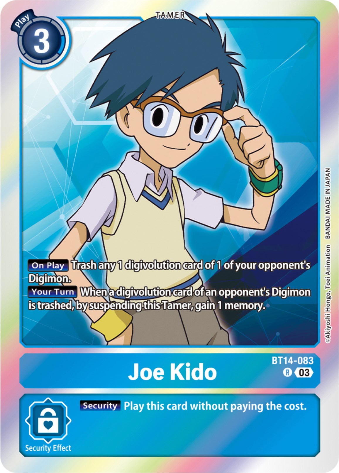 Joe kido [BT14-083] [Blast Ace] | Mindsight Gaming