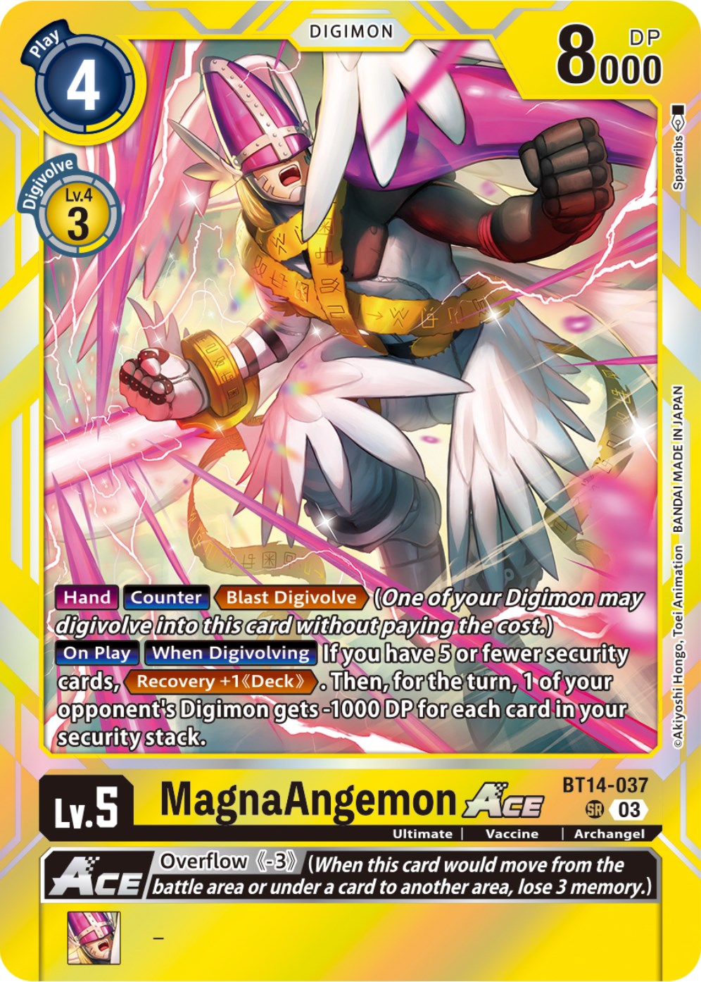 MagnaAngemon Ace [BT14-037] [Blast Ace] | Mindsight Gaming