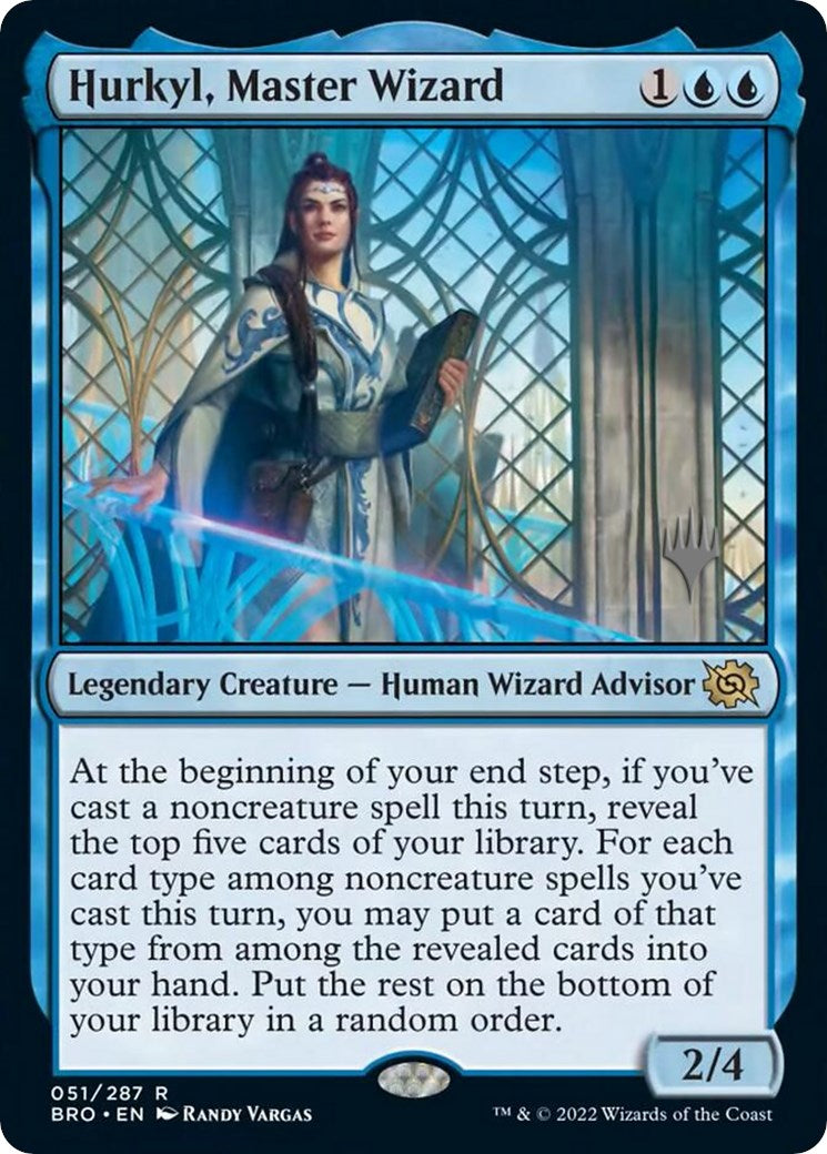 Hurkyl, Master Wizard (Promo Pack) [The Brothers' War Promos] | Mindsight Gaming