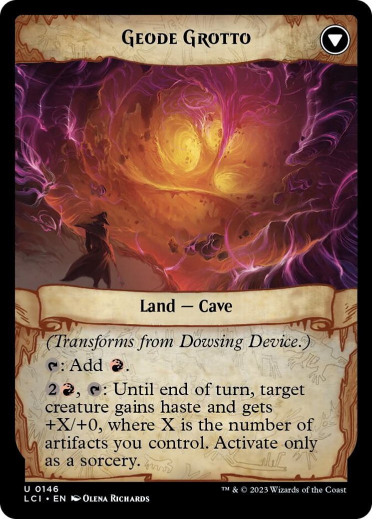 Dowsing Device // Geode Grotto [The Lost Caverns of Ixalan] | Mindsight Gaming