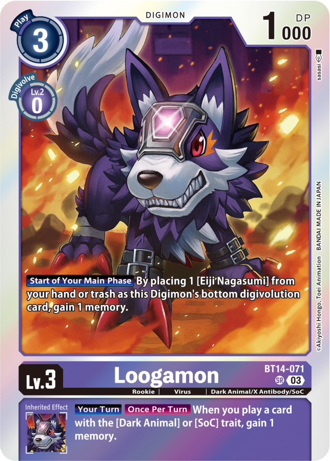 Loogamon [BT14-071] [Blast Ace] | Mindsight Gaming