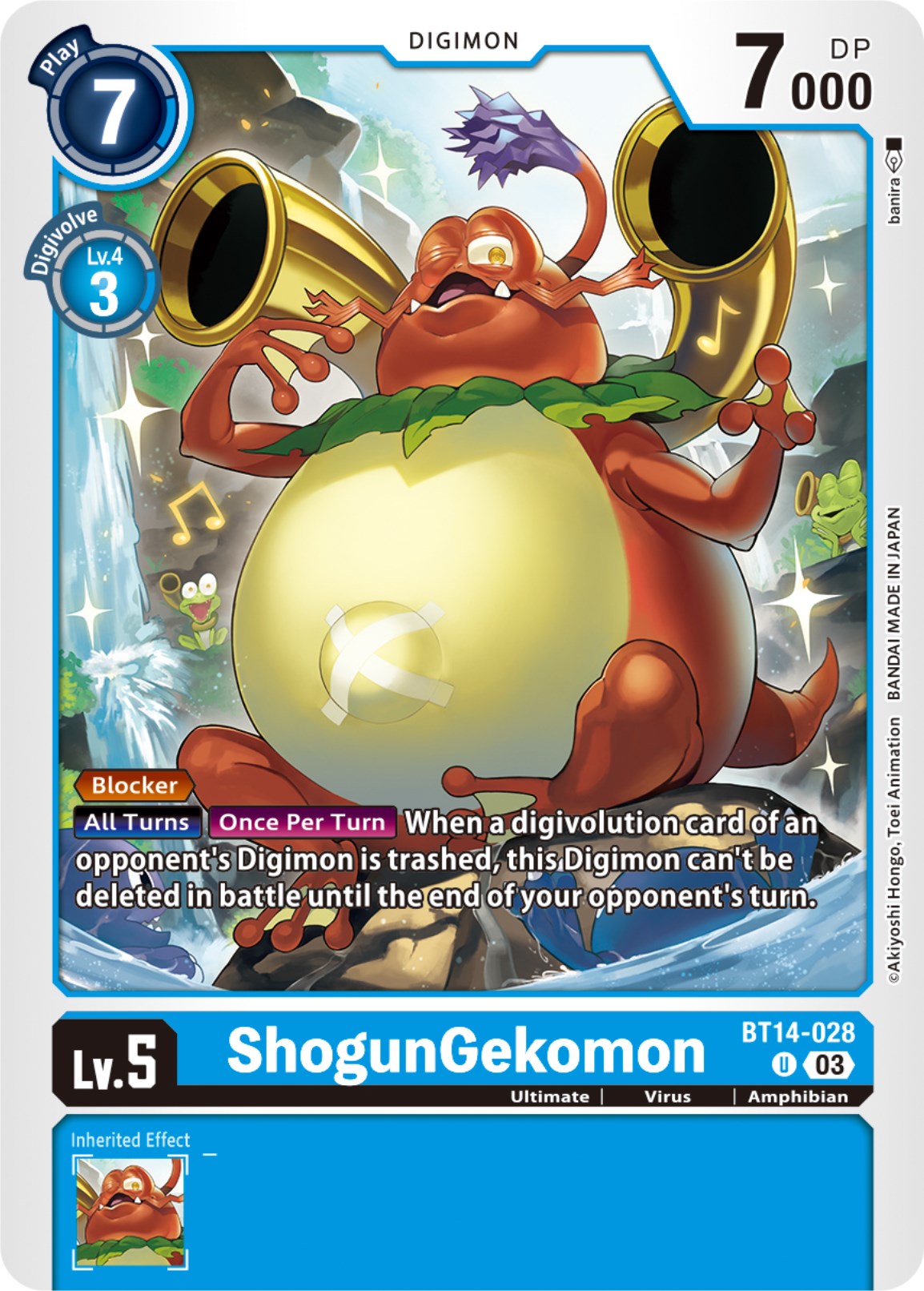 ShogunGekomon [BT14-028] [Blast Ace] | Mindsight Gaming