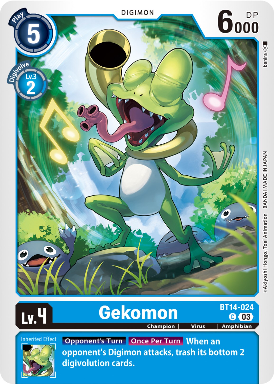 Gekomon [BT14-024] [Blast Ace] | Mindsight Gaming