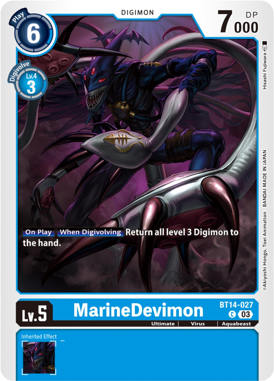 MarineDevimon [BT14-027] [Blast Ace] | Mindsight Gaming