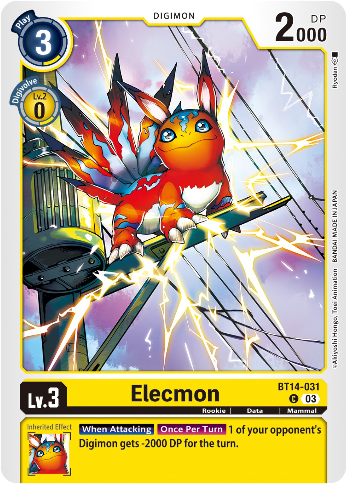 Elecmon [BT14-031] [Blast Ace] | Mindsight Gaming