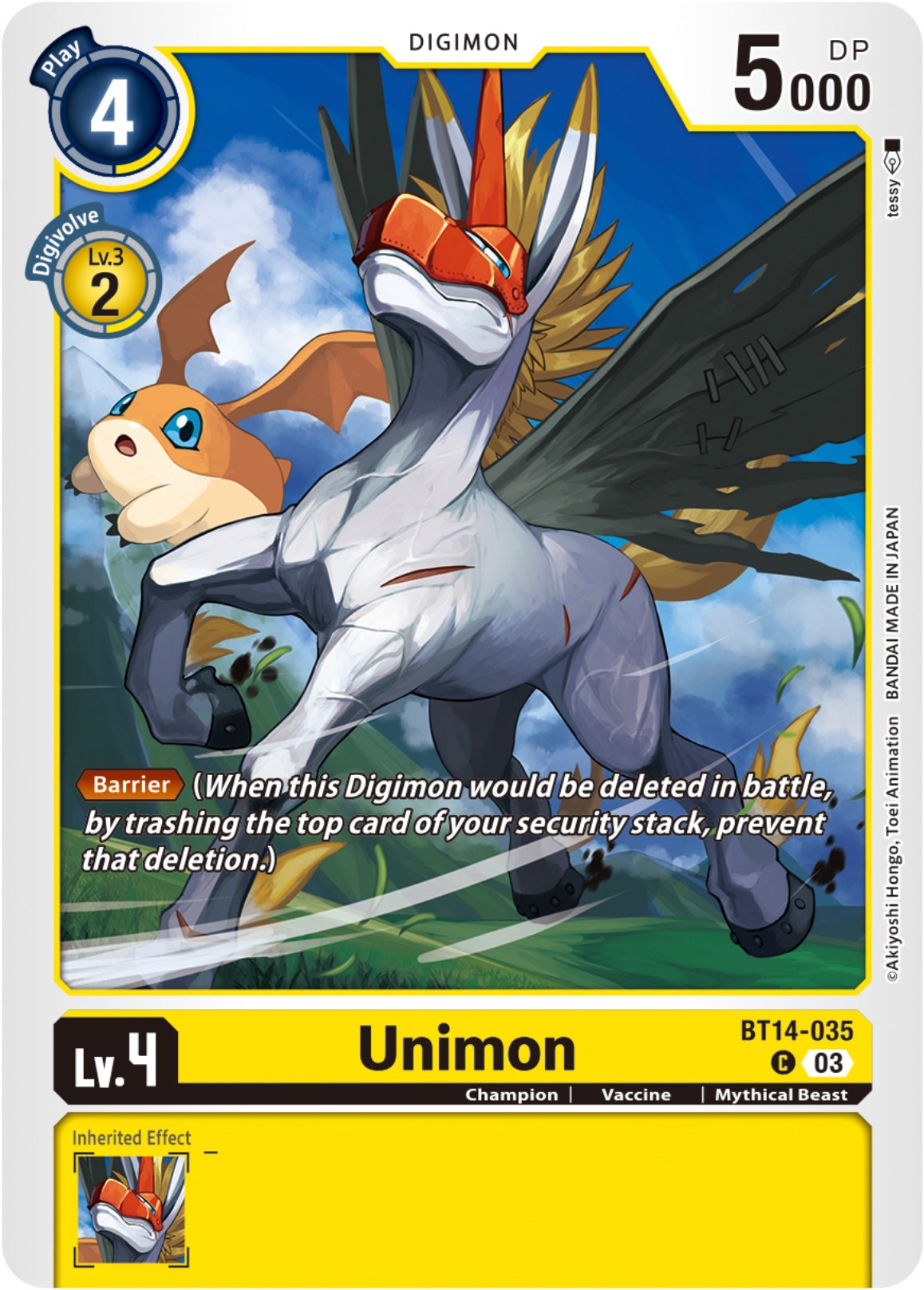 Unimon [BT14-035] [Blast Ace] | Mindsight Gaming