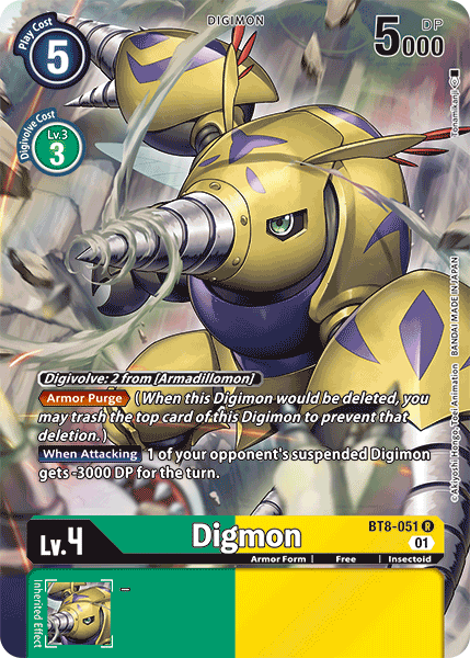 Digmon [BT8-051] (Alternate Art) [New Awakening] | Mindsight Gaming