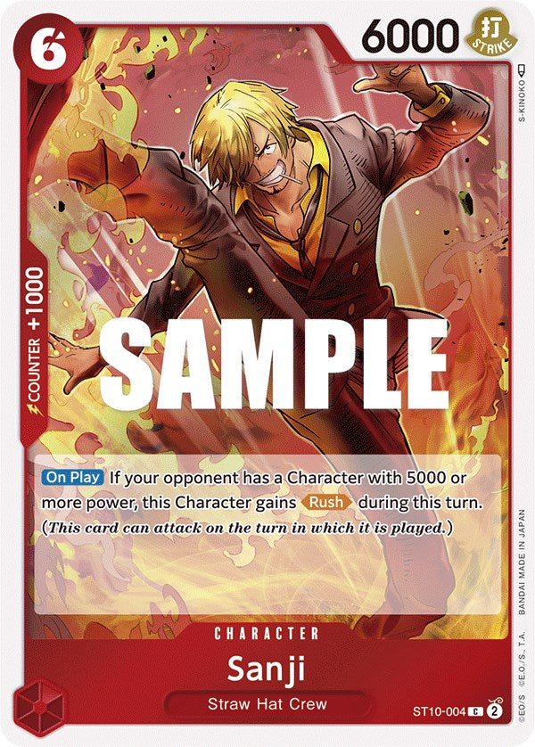 Sanji [Ultimate Deck - The Three Captains] | Mindsight Gaming