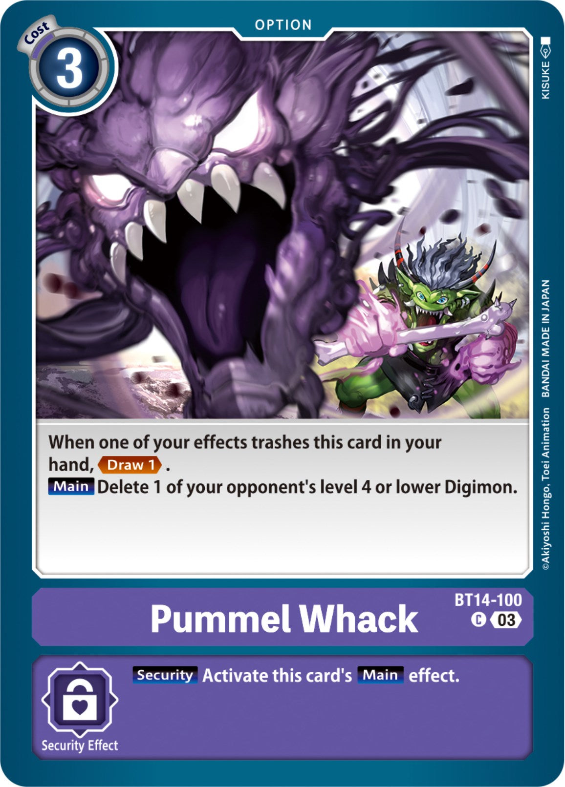 Pummel Whack [BT14-100] [Blast Ace] | Mindsight Gaming