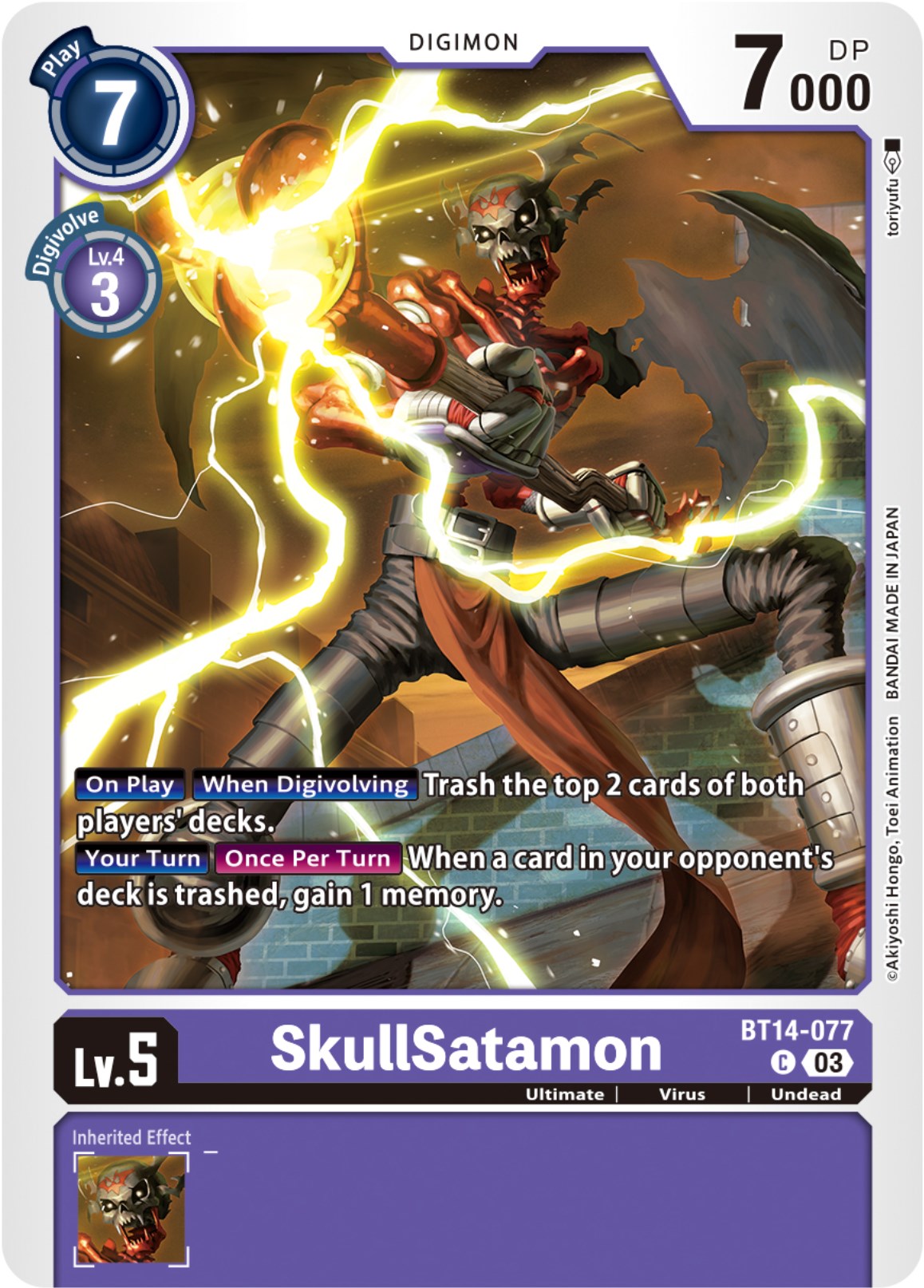 SkullSatamon [BT14-077] [Blast Ace] | Mindsight Gaming