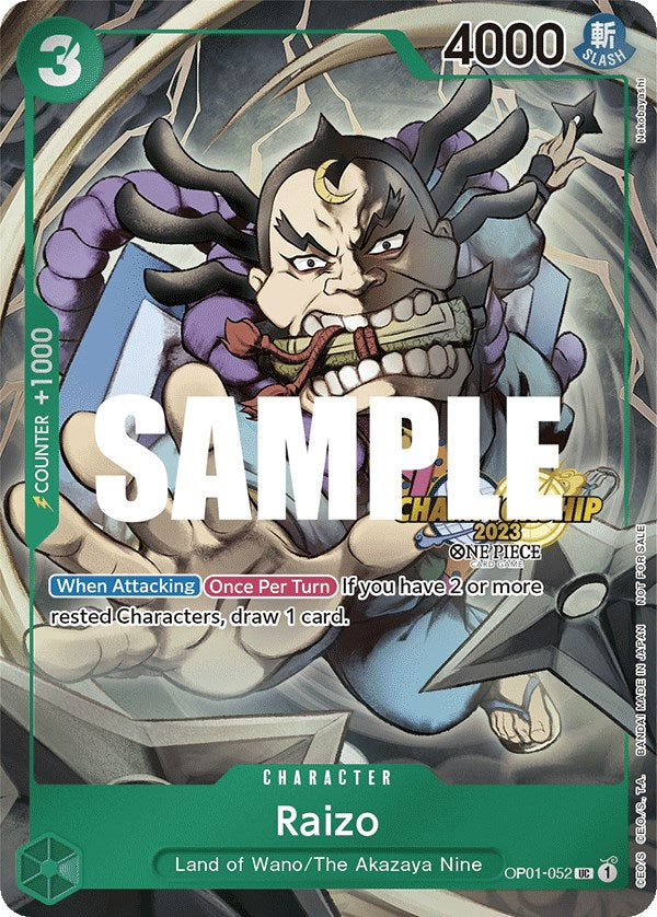 Raizo (CS 2023 Event Pack) [One Piece Promotion Cards] | Mindsight Gaming