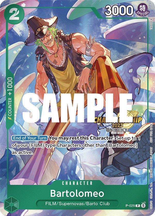 Bartolomeo (CS 2023 Event Pack) [One Piece Promotion Cards] | Mindsight Gaming