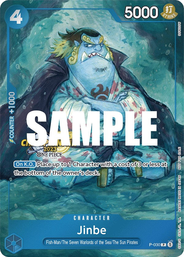 Jinbe (CS 2023 Event Pack) [One Piece Promotion Cards] | Mindsight Gaming