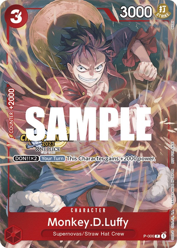 Monkey.D.Luffy (CS 2023 Celebration Pack) [One Piece Promotion Cards] | Mindsight Gaming