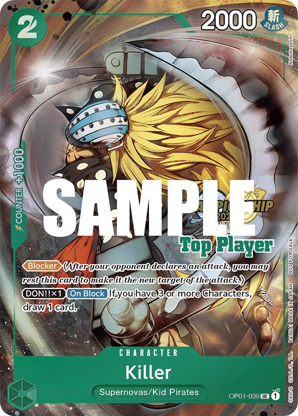 Killer (CS 2023 Top Players Pack) [One Piece Promotion Cards] | Mindsight Gaming