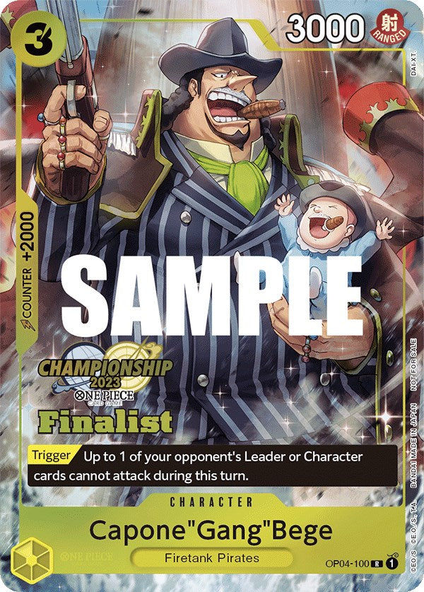 Capone"Gang"Bege (CS 2023 Top Players Pack) [Finalist] [One Piece Promotion Cards] | Mindsight Gaming