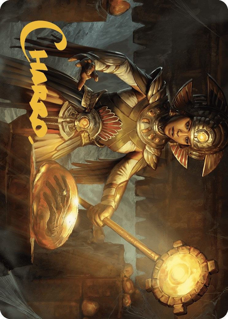 Curator of Sun's Creation Art Card (Gold-Stamped Signature) [The Lost Caverns of Ixalan Art Series] | Mindsight Gaming