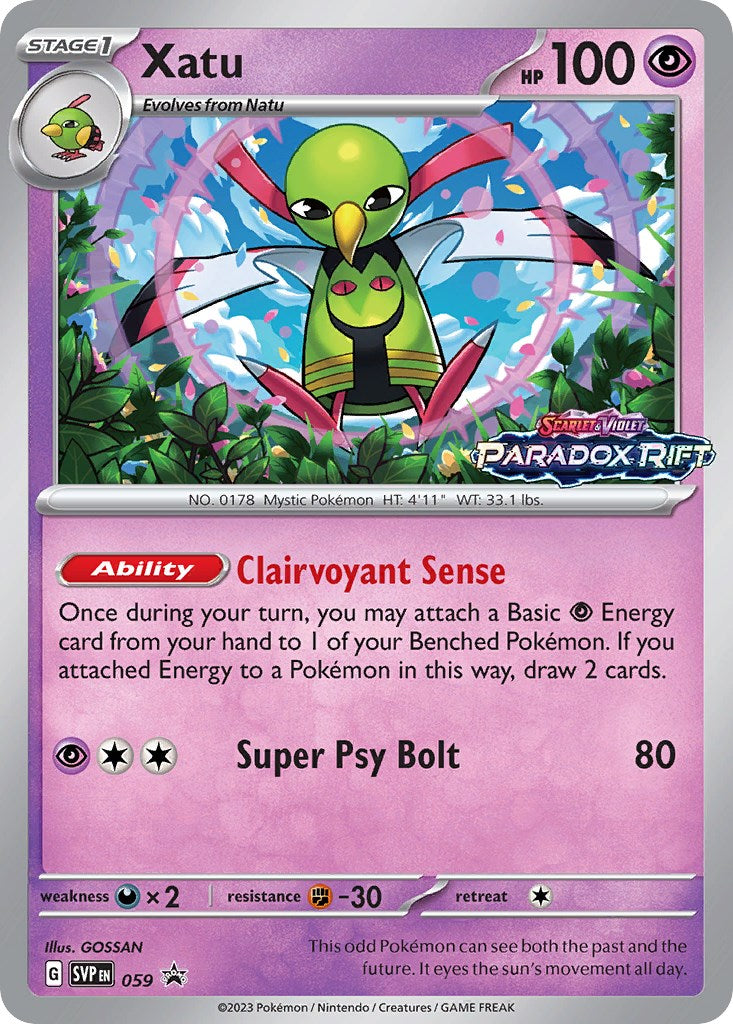 Xatu (059) [Scarlet & Violet: Black Star Promos] | Mindsight Gaming