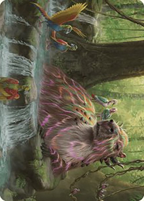 Basking Capybara Art Card [The Lost Caverns of Ixalan Art Series] | Mindsight Gaming