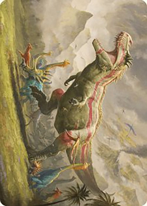 Ghalta, Stampede Tyrant Art Card [The Lost Caverns of Ixalan Art Series] | Mindsight Gaming