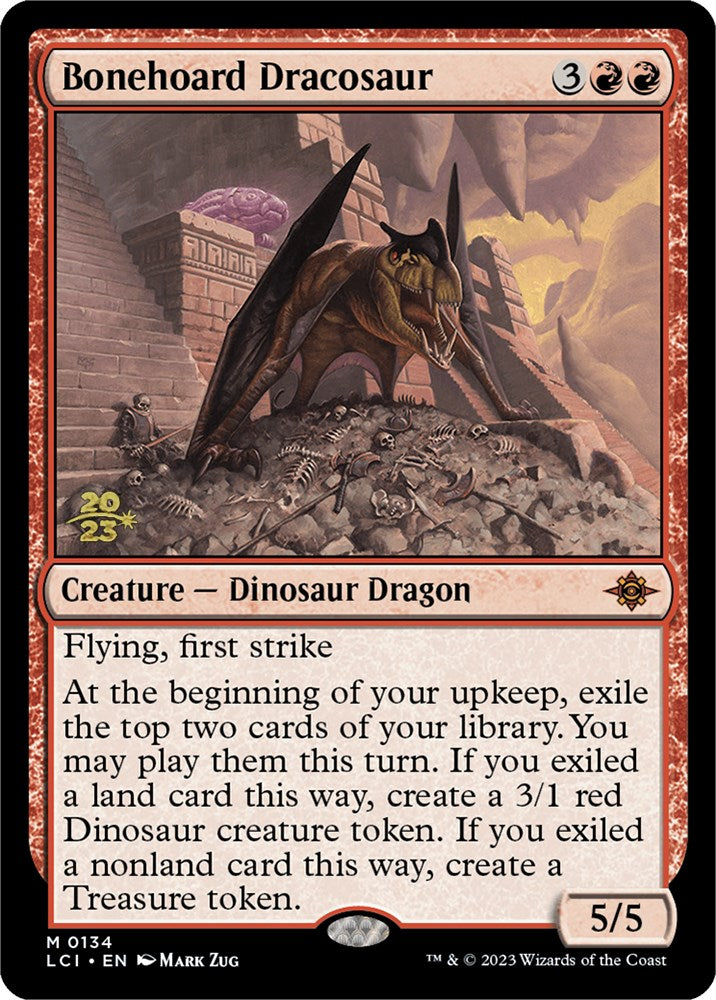 Bonehoard Dracosaur [The Lost Caverns of Ixalan Prerelease Cards] | Mindsight Gaming