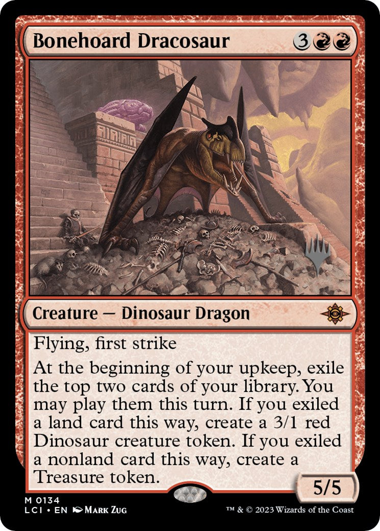 Bonehoard Dracosaur (Promo Pack) [The Lost Caverns of Ixalan Promos] | Mindsight Gaming