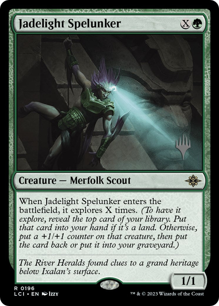 Jadelight Spelunker (Promo Pack) [The Lost Caverns of Ixalan Promos] | Mindsight Gaming