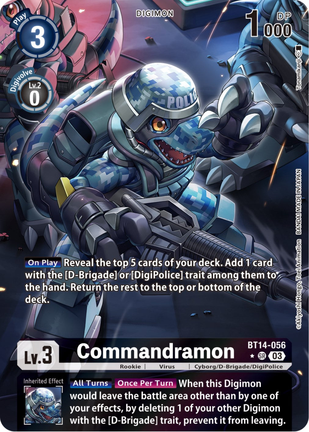 Commandramon [BT14-056] (Alternate Art) [Blast Ace] | Mindsight Gaming