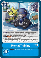 Mental Training [P-104] (Blast Ace Box Topper) [Promotional Cards] | Mindsight Gaming