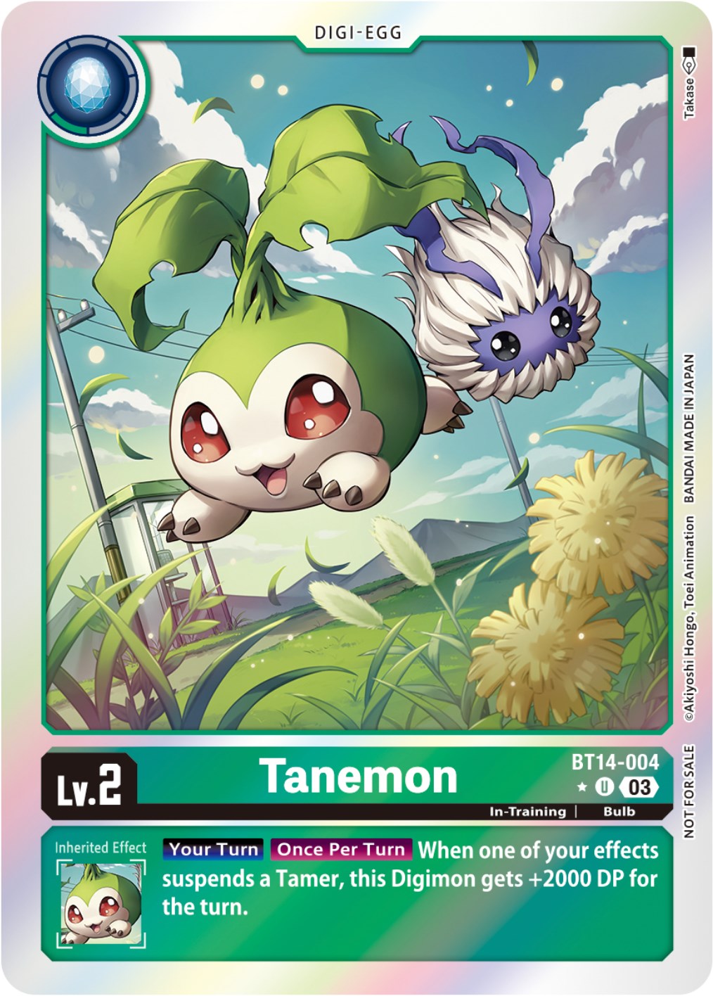 Tanemon [BT14-004] (Blast Ace Box Promotion Pack) [Blast Ace] | Mindsight Gaming