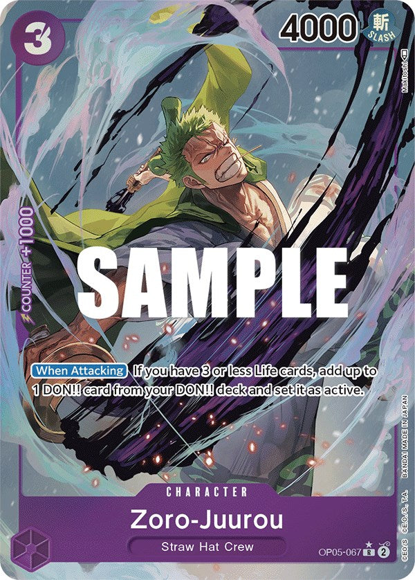 Zoro-Juurou (Alternate Art) [Awakening of the New Era] | Mindsight Gaming