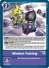 Wisdom Training [P-108] (Blast Ace Box Topper) [Promotional Cards] | Mindsight Gaming