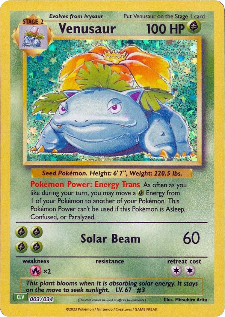 Venusaur [Trading Card Game Classic] | Mindsight Gaming