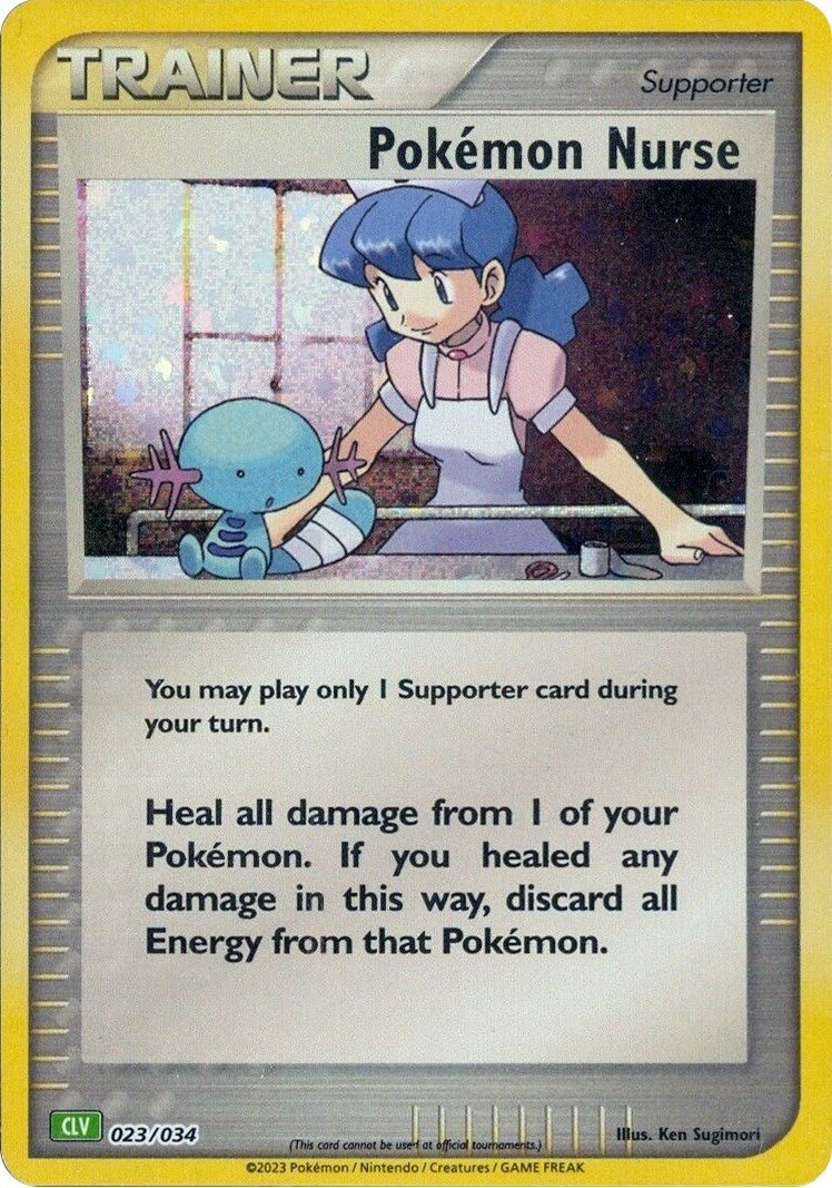 Pokemon Nurse (023/034) [Trading Card Game Classic] | Mindsight Gaming