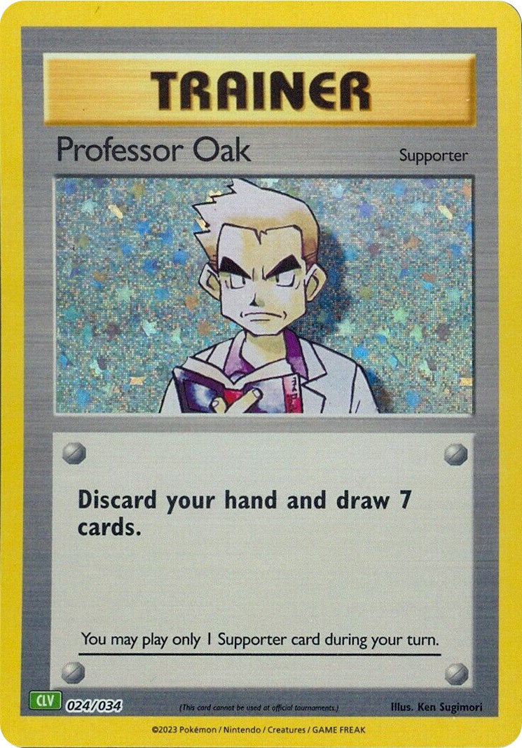 Professor Oak (CLV) [Trading Card Game Classic] | Mindsight Gaming