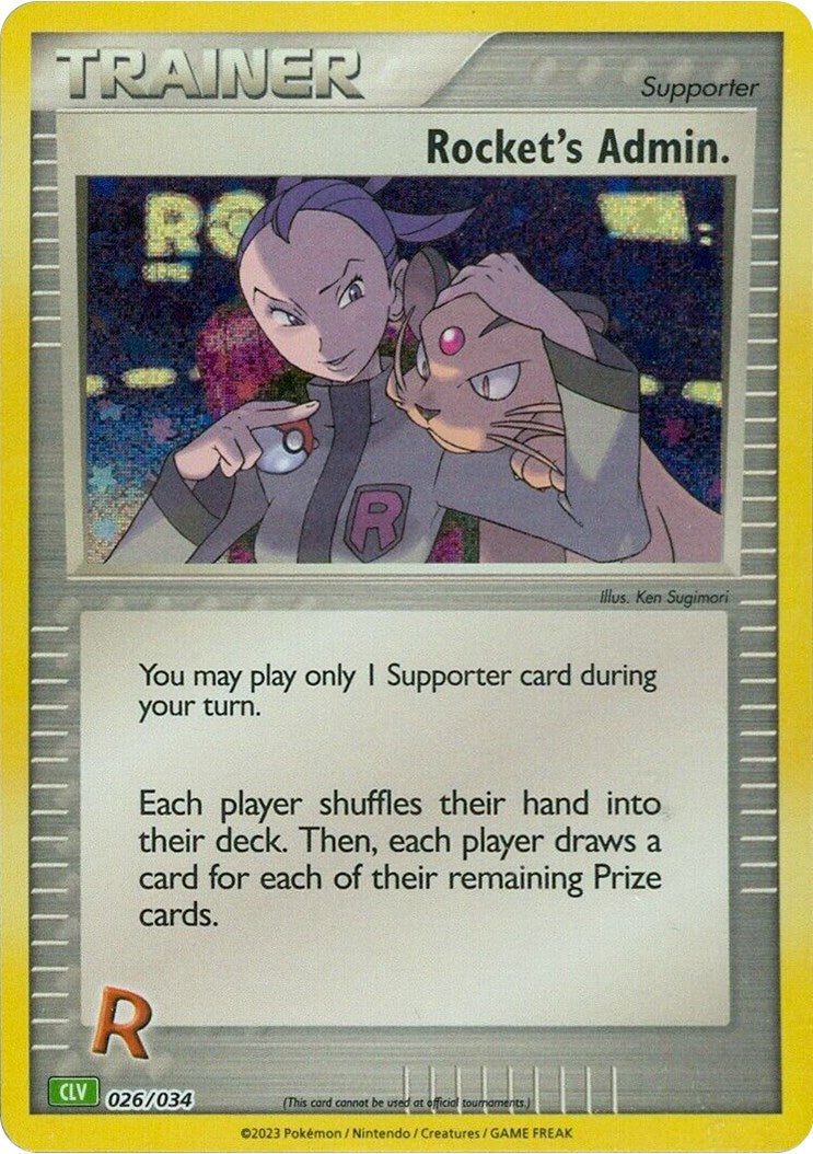 Rocket's Admin. (CLV) [Trading Card Game Classic] | Mindsight Gaming