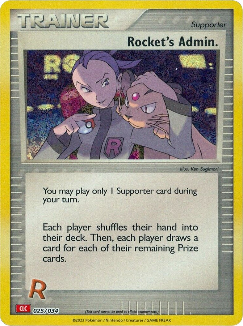 Rocket's Admin. (CLC) [Trading Card Game Classic] | Mindsight Gaming