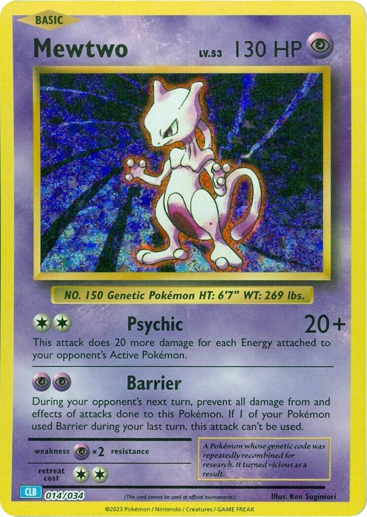 Mewtwo [Trading Card Game Classic] | Mindsight Gaming